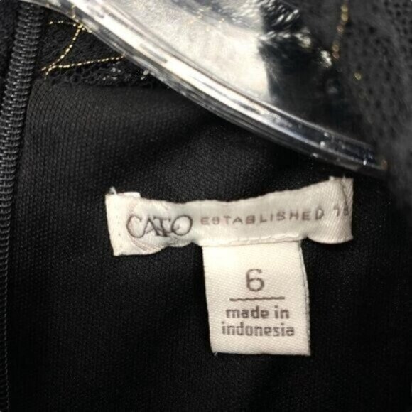 Black Lace Metallic Gold Vamp Bodycon Cocktail Dress Whimsigoth Witchy - Picture 11 of 16